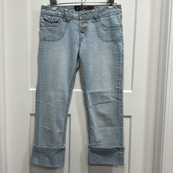 Angels Denim - Vintage Angels Cuffed Capri Jeans Size 9